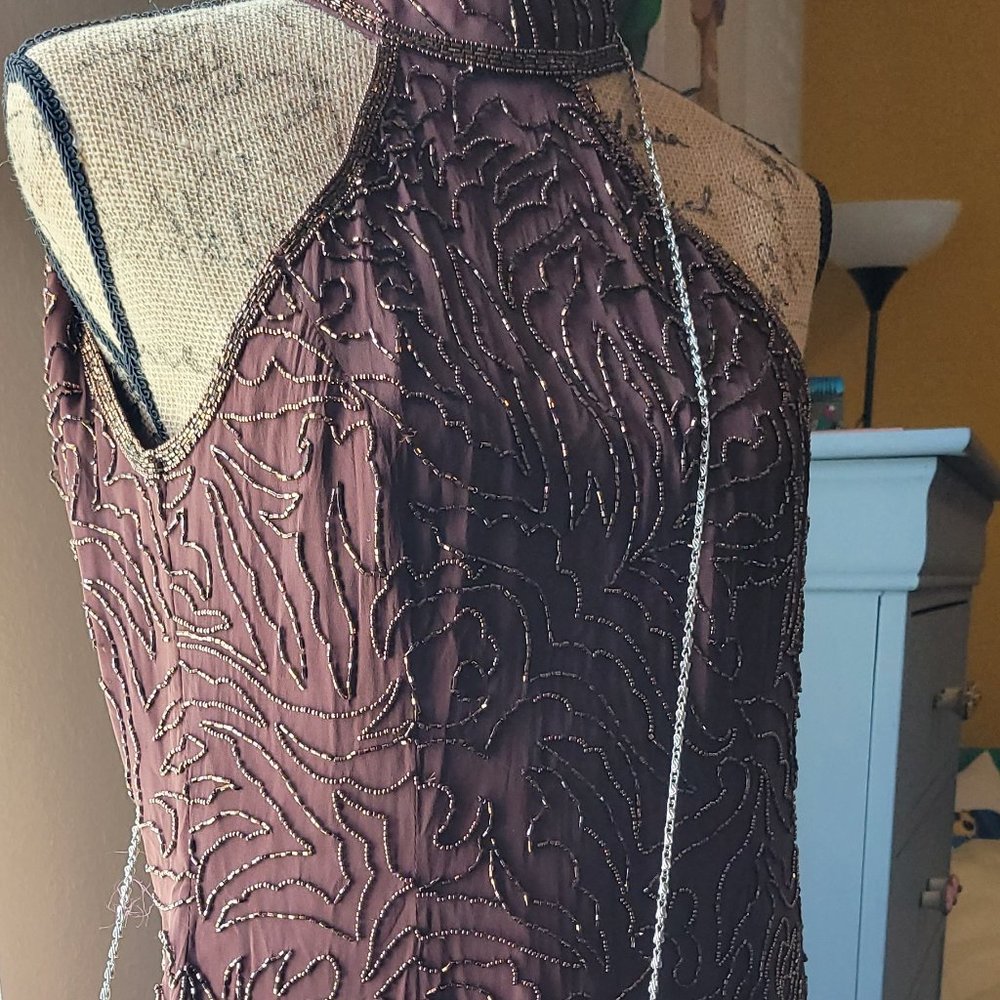 Vintage beaded cocktail dress